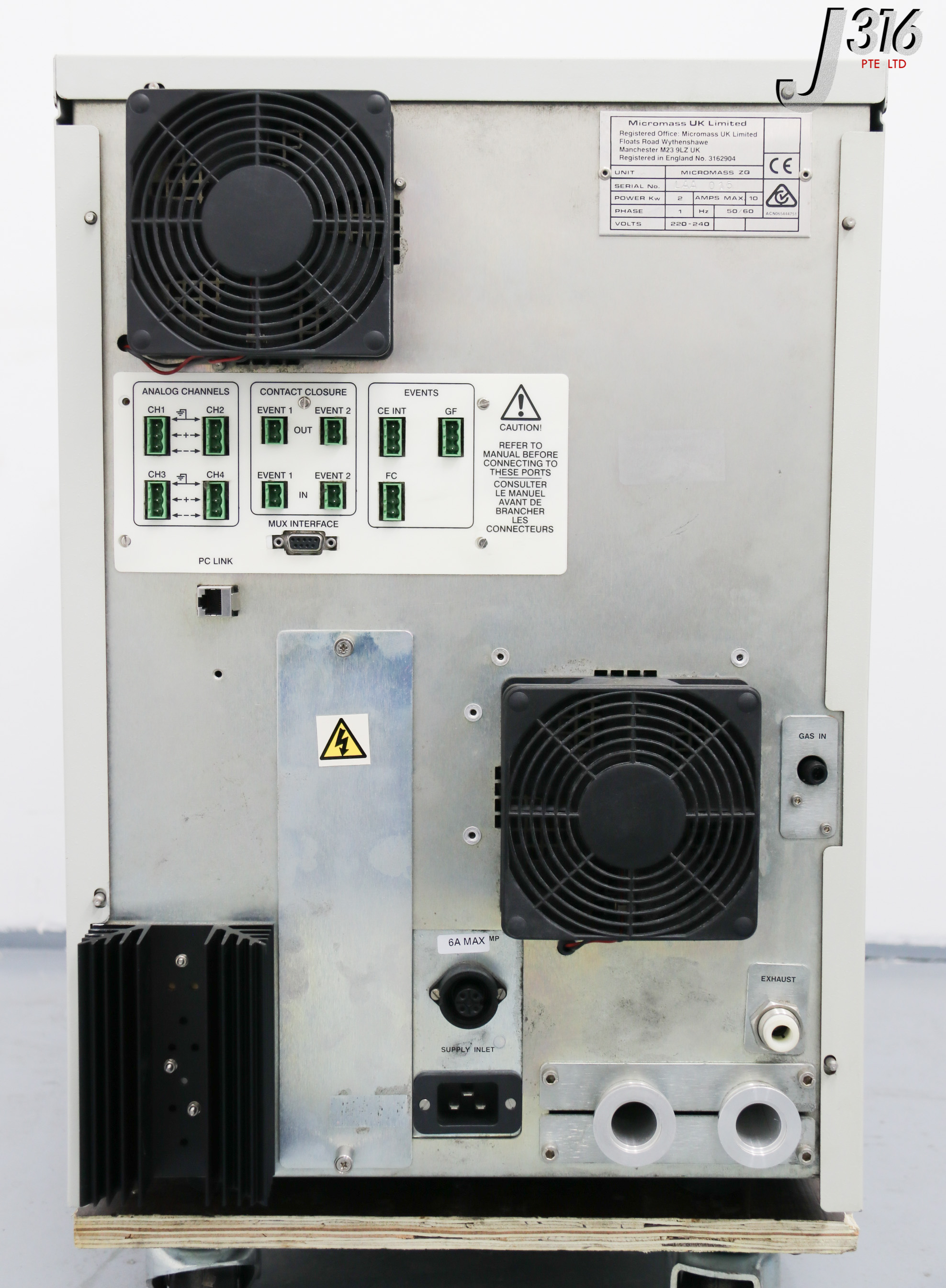 30631 waters single quadrupole mass spectrometer micromass zq j316gallery